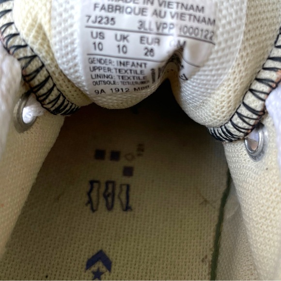 3/$25 CONVERSE ALL STAR Chuck Taylor’s, Custom Pink Kids SNEAKERS Size 10c - Picture 6 of 14